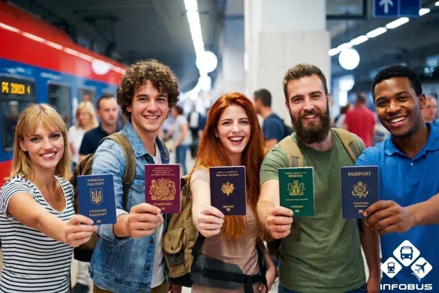 Los colores de los pasaportes
