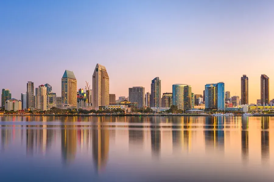 Cityscape of San Diego, California.
